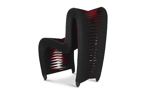 Seat Belt Dining Chair,Black