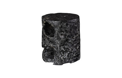 Black Wash Stool, Round