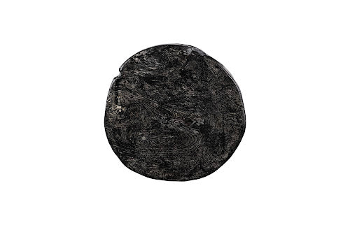 Black Wash Stool, Round