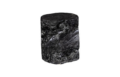 Black Wash Stool, Round